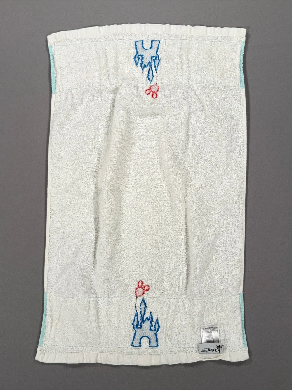 Disney Parks Mickey Mouse Friends Castle Kitchen Dish Towels Set Waffle Terry